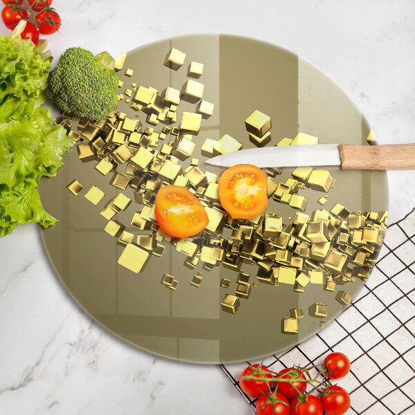 De vidrio templado Geometría 3d abstracta