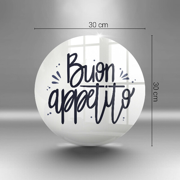 De vidrio templado Buon appetito