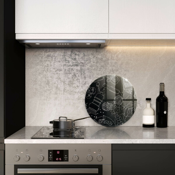 De vidrio templado Accesorios de cocina