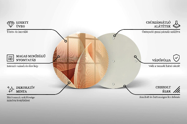 De vidrio templado Composición moderna