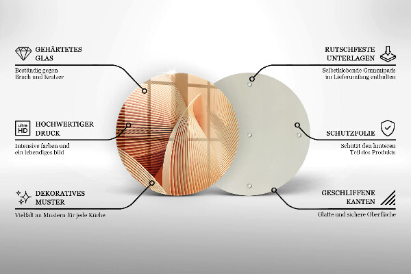 De vidrio templado Composición moderna
