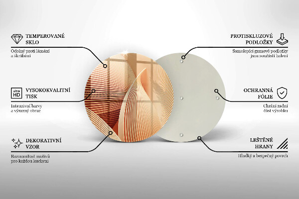 De vidrio templado Composición moderna