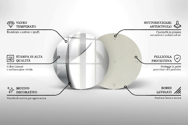 De vidrio templado Abstracción de metal plateado
