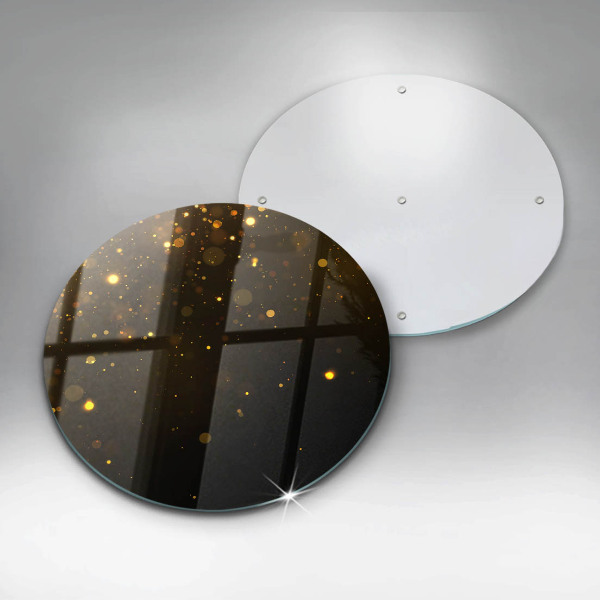 De vidrio templado Brillo dorado