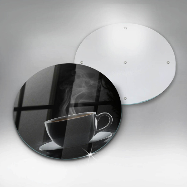 De vidrio templado Taza de café caliente