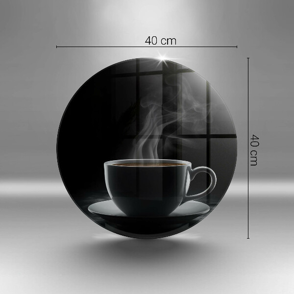 De vidrio templado Taza de café caliente