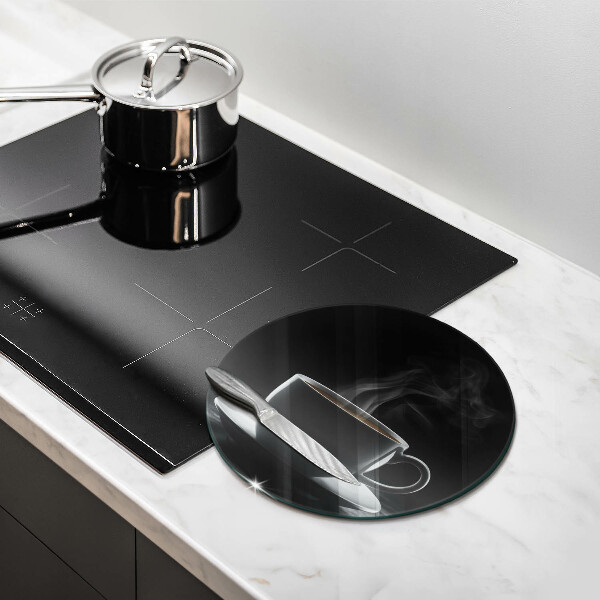 De vidrio templado Taza de café caliente