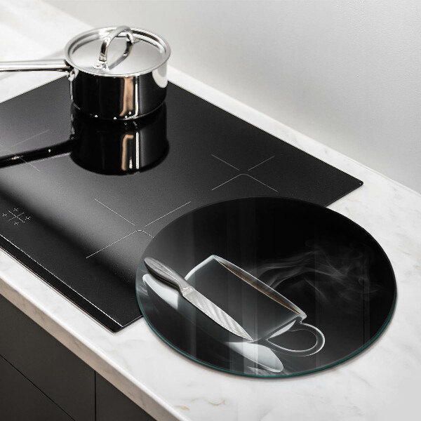 De vidrio templado Taza de café caliente