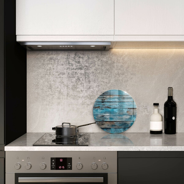 De vidrio templado Tableros viejos azules