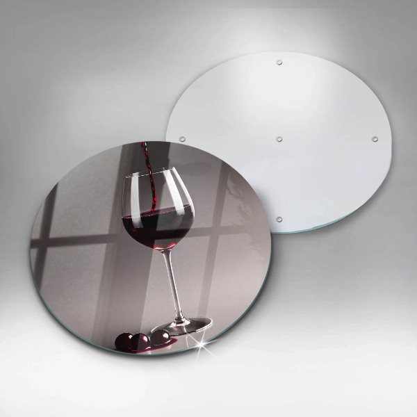 De vidrio templado Vidrio y uvas