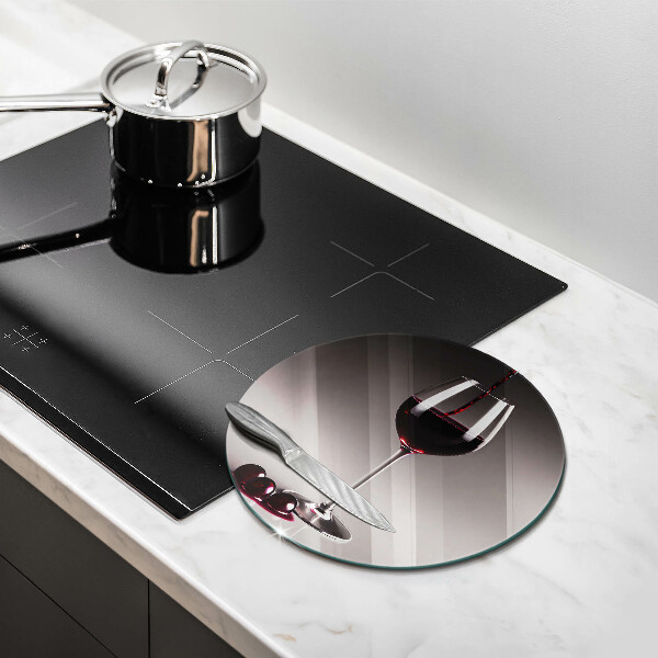 De vidrio templado Vidrio y uvas