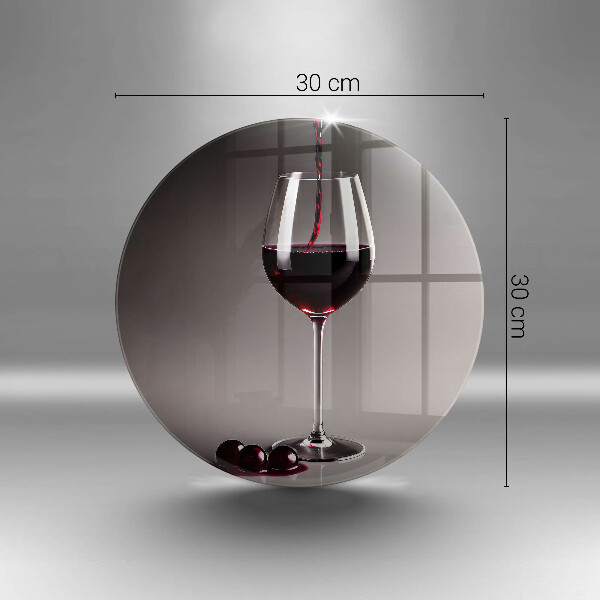 De vidrio templado Vidrio y uvas