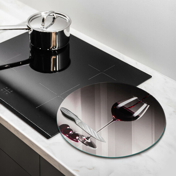 De vidrio templado Vidrio y uvas