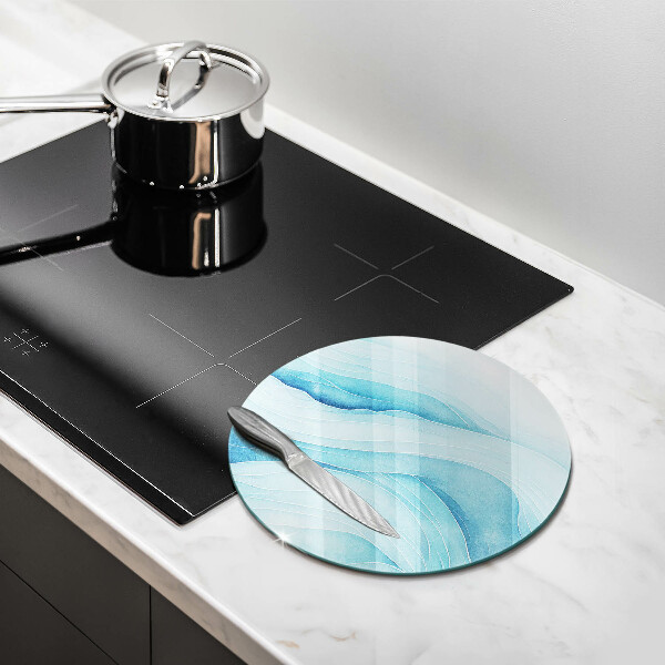 De vidrio templado Ondas abstractas