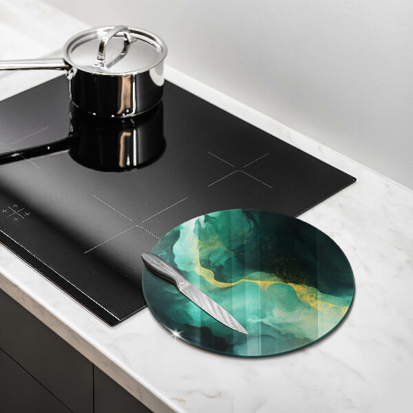 De vidrio templado Botella verde