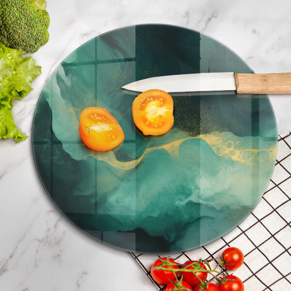 De vidrio templado Botella verde