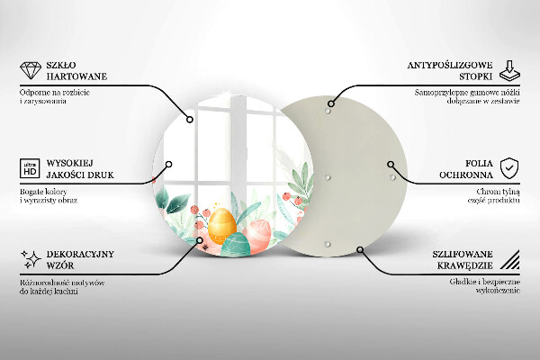 De vidrio templado Huevos de pascua