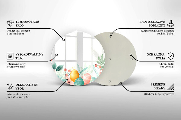 De vidrio templado Huevos de pascua
