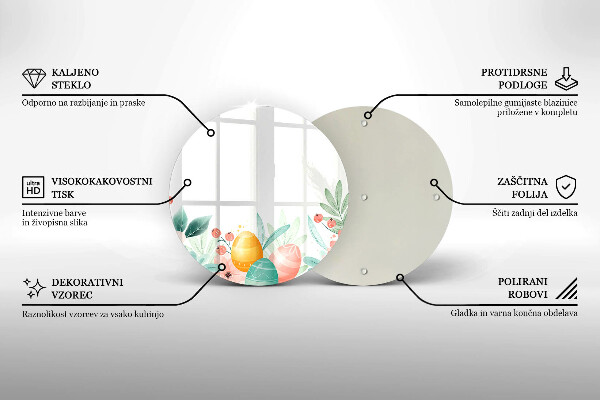 De vidrio templado Huevos de pascua