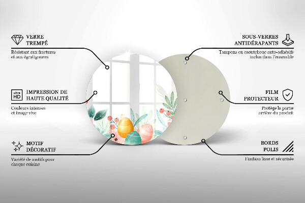De vidrio templado Huevos de pascua