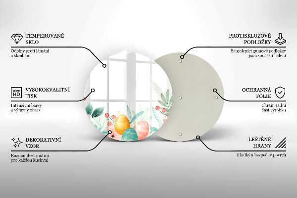 De vidrio templado Huevos de pascua