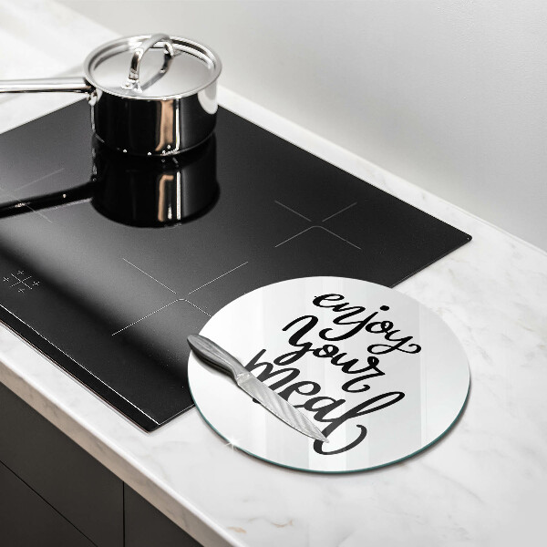 De vidrio templado Enjoy your meal