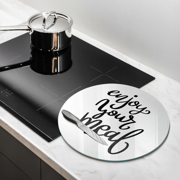 De vidrio templado Enjoy your meal