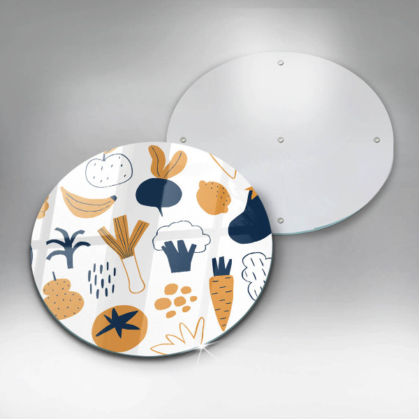 De vidrio templado Ilustración de comida