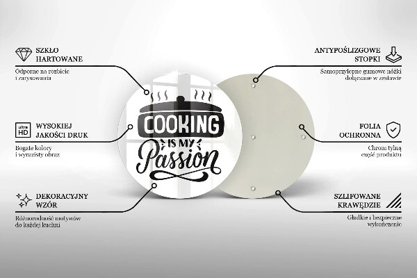 De vidrio templado La cocina es mi pasión