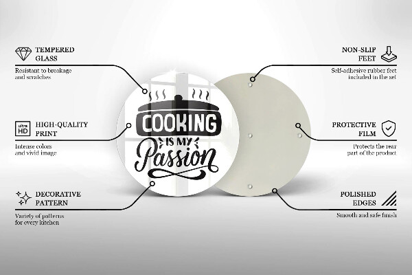 De vidrio templado La cocina es mi pasión