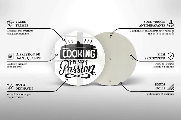 De vidrio templado La cocina es mi pasión