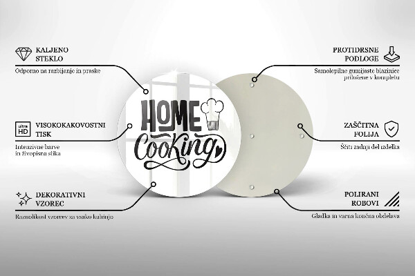 De vidrio templado Home cooking