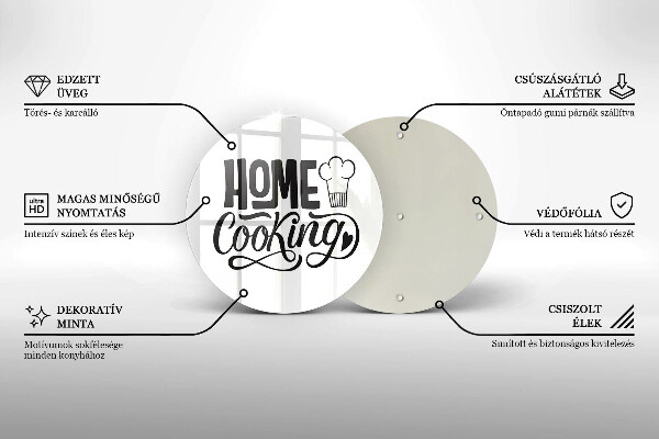 De vidrio templado Home cooking