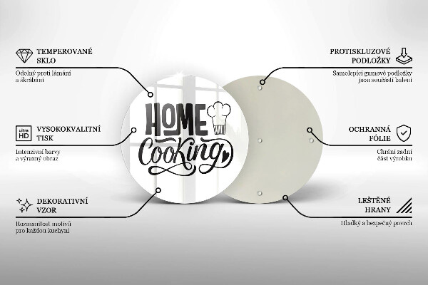 De vidrio templado Home cooking