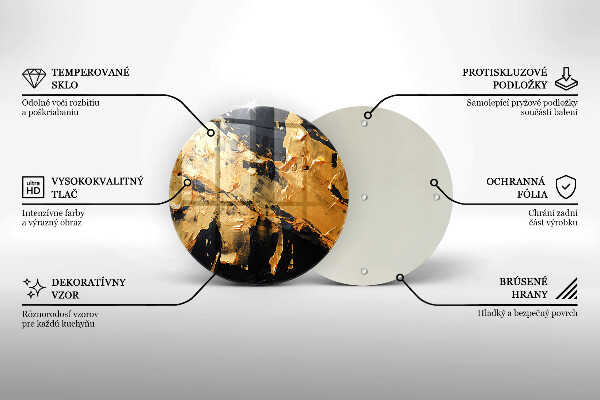 De vidrio templado Textura de pintura elegante