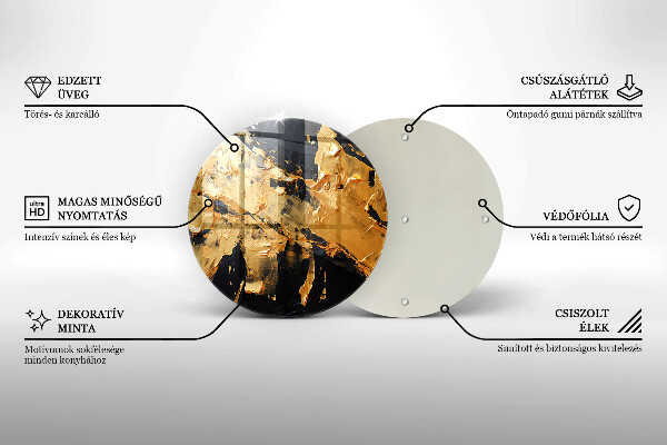 De vidrio templado Textura de pintura elegante