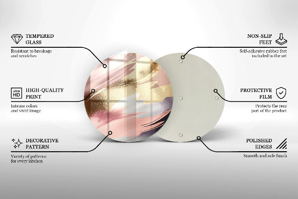 De vidrio templado Manchas pastel