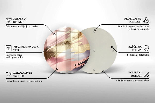 De vidrio templado Manchas pastel