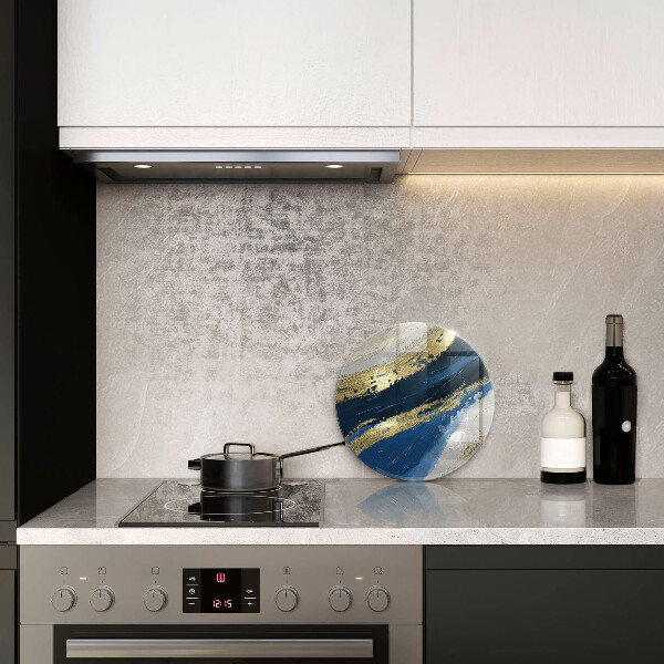 De vidrio templado Textura con oro