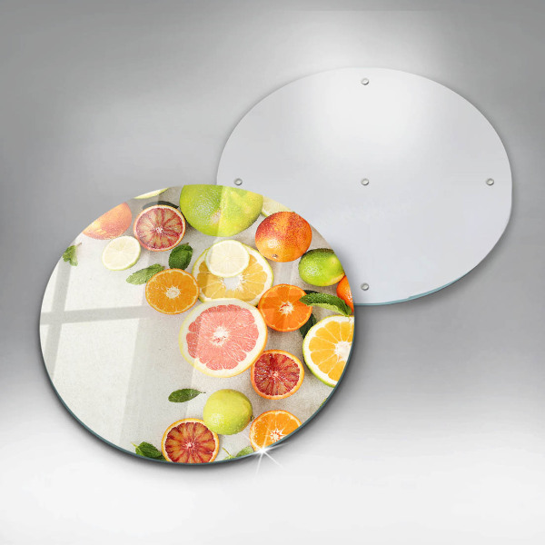 De vidrio templado Frutas cítricas