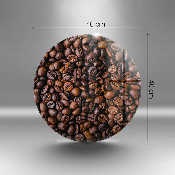 De vidrio templado Granos de café