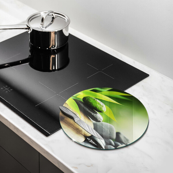 De vidrio templado Piedras de bambú zen