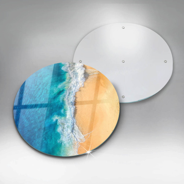 De vidrio templado Playa y mar