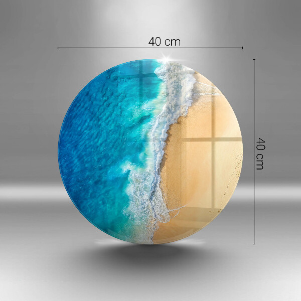 De vidrio templado Playa y mar