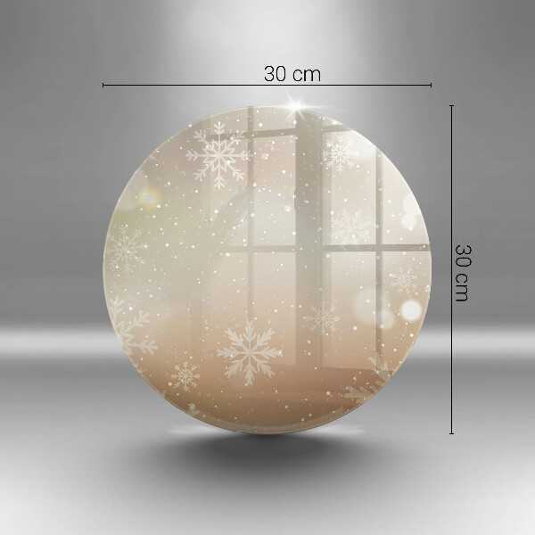 De vidrio templado Copos de nieve