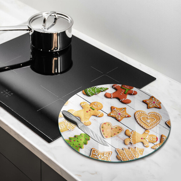 De vidrio templado Pan de jengibre navideño