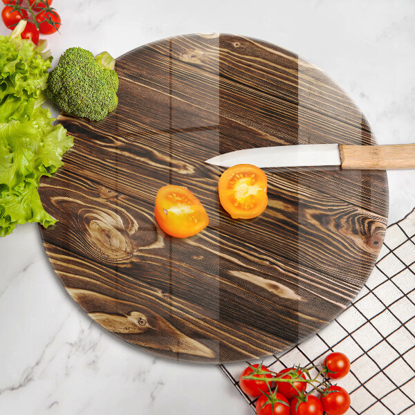 De vidrio templado Textura de madera