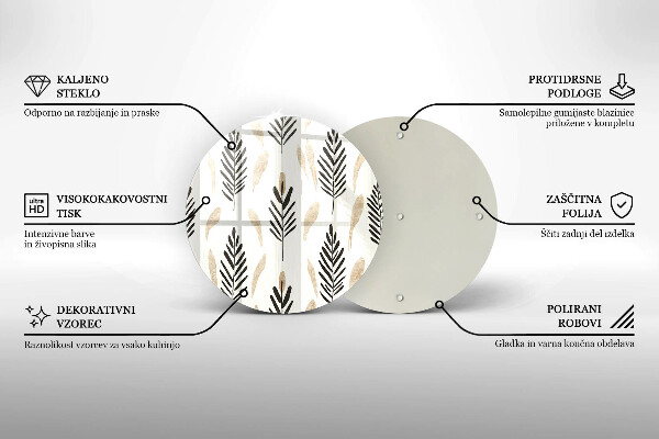 De vidrio templado Plantas bohemias