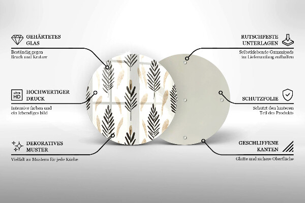 De vidrio templado Plantas bohemias