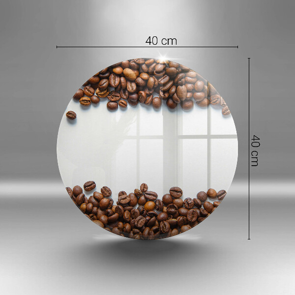 De vidrio templado Granos de café